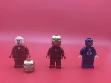 Iron man MK7, Iron Man MK 47, Captain America Minifigures