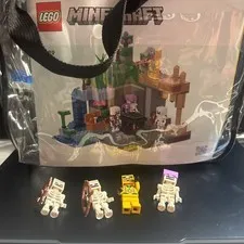 Lego Instruction Manual Minecraft Set 21189 Skeleton Dungeon Retired 2022