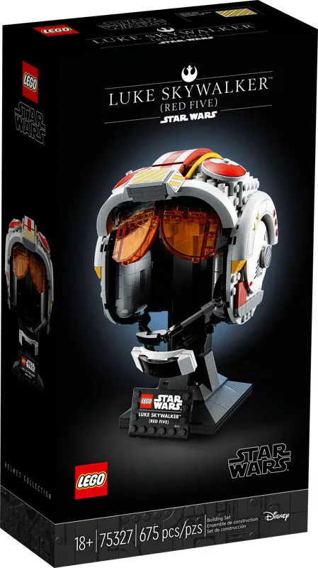 LUKE SKYWALKER RED FIVE HELMET Star Wars Lego #75327 675pcs MINT SEALED 2022