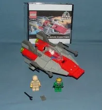 STAR WARS, A-WING FIGHTER SET NO. 7134 - LEGO - 2000 - USED
