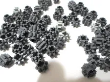 LEGO® 3647 Technic, Gear 8 Tooth DARK BLUISH GRAY Quantity of 65 PIECES