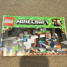 LEGO Minecraft 21141 The Zombie Cave 241 pcs Age 7-14 (2018) Incomplete No Box