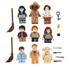 Lego Harry Potter Minifigure Lot 9 Wizarding World Figures Dobby Myrtle Sinistra