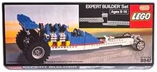 LEGO Expert Builder Dragster Set 8847 1983 Vintage Complete Open Box
