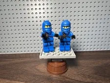 LEGO NINJAGO Blue Ninja Minifigure Lot of 2 Jay minifigures
