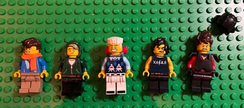 Lego Ninjago The Movie Minifigure Lot Kai Zane Jay Cole Wu Lloyd series