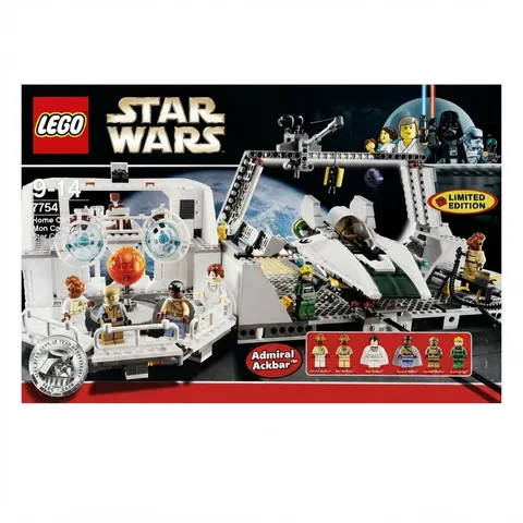 Lego Star Wars 7754 Home One Mon Calamari Star Cruiser 10th Anniversary