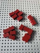 LEGO 3004 Dark Red Brick 1 x 2 - 17 Pieces