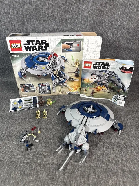 LEGO Star Wars 75233 Droid Gunship w/ Box Instructions All Minifigures
