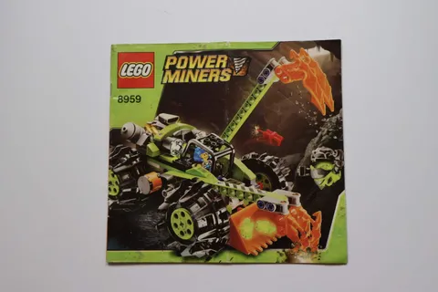 LEGO® Power Miners 8959 Claw Digger Instruction Manual Only!