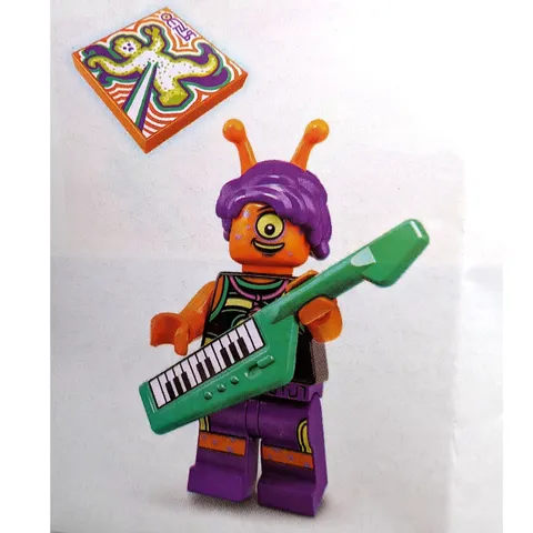 LEGO Minifigure Alien Keytarist, Vidiyo Bandmates, Series 1 vid008 Minifig