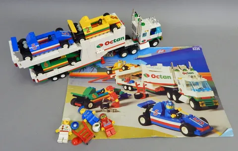 LEGO 6335 Racing Octan Indy Car Transport Truck 99% Complete Set No Box 1996