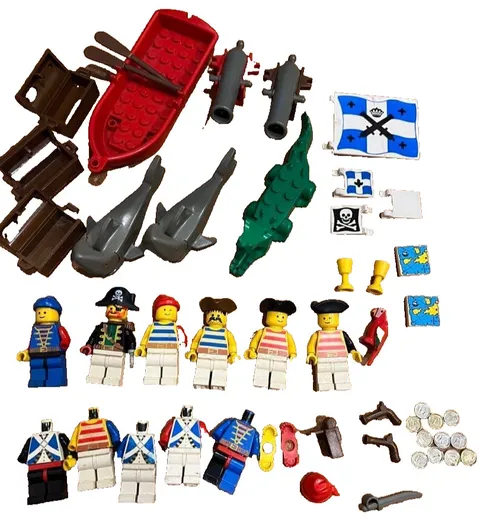 LEGO Minifigure Lot Set Bulk Sale Pirates Old Retro