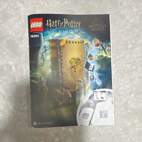 LEGO Harry Potter Set 76384 Illustrated Instruction Manual Booklet