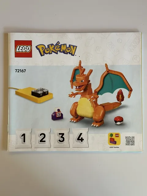 New LEGO Pokemon 72167 Charizard ONLY NO Smart Brick Ultimate Battle