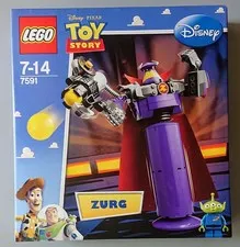 LEGO Toy Story 7591 Evil Emperor Zurg Figure Set 2010 Release