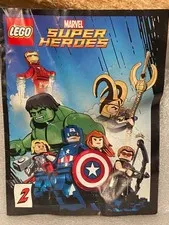 2012  Lego Marvel Super Heroes Comic Book Avengers Cover Pre-Owned w/Wear v2