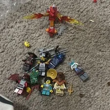 LEGO NINJAGO Lot W/accessories and A Mini Kai Dragon ￼
