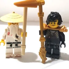 LEGO Ninjago 71685 15th Anniversary Minifigure Lot of 2 Sensei Wu & Cole Legacy