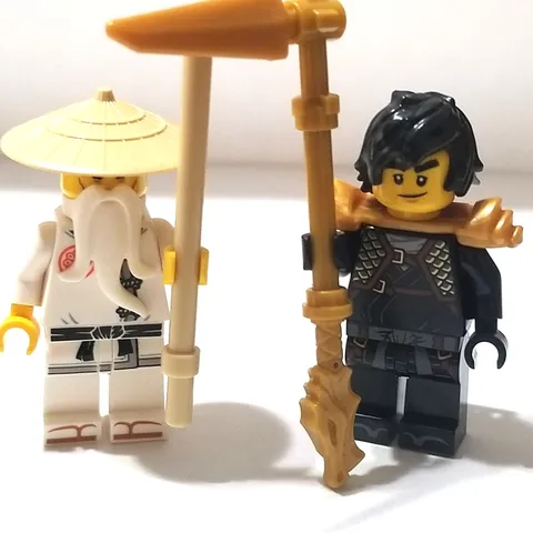 LEGO Ninjago 71685 15th Anniversary Minifigure Lot of 2 Sensei Wu & Cole Legacy