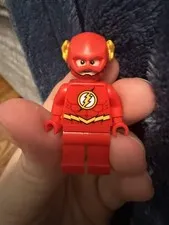 LEGO The Flash Minifigure DC Super Heroes Red Suit with Yellow Lightning Details