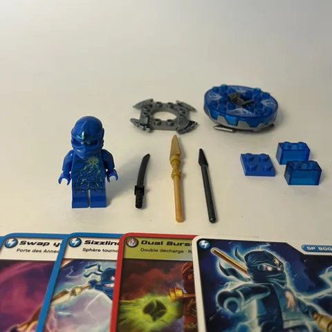 LEGO NINJAGO: NRG Jay (9570) | Complete set with all Cards and Pieces