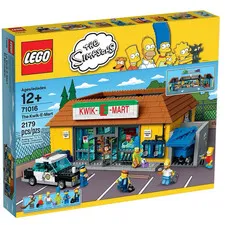 Lego Kwik-E-Mart 71016 Simpsons 100% Complete Set Snake Apu Bart Homer no Box