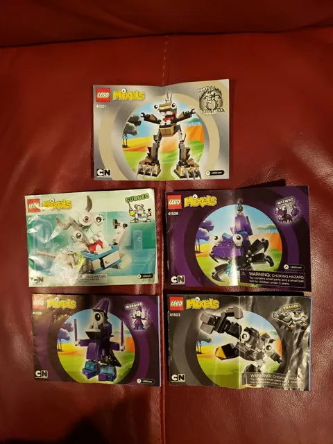 LEGO Mixels 41521 41526 41569 41525 41503 - Instruction MANUALS ONLY  - Lot of 5
