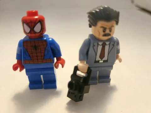 Spider-Man & J Jonah Jameson LEGO Minifigures 