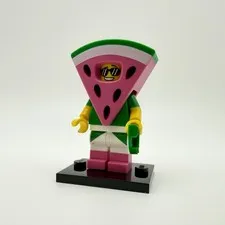 LEGO Movie 2 CMF Series - Watermelon Dude (coltlm2-8) Retired Minifig Complete