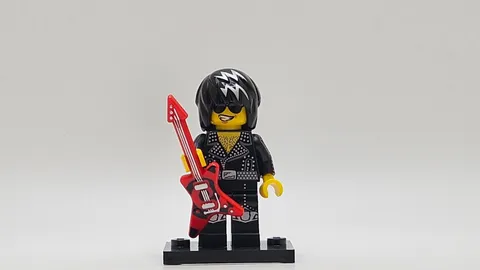 LEGO minifigure Rock Star col12-12 col190 CMF Series 12 guitar