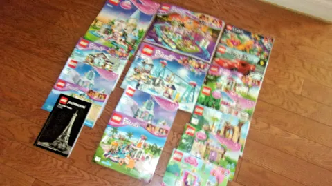 Lot 15 LEGO Instruction Manual, Includes 41324, 41130 Friends/41055 Disney Cheap