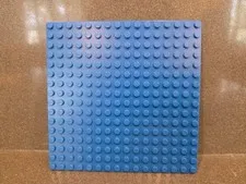 Lego 6098 Blue 16x16 5"x 5" Building Plate Baseplate Vintage Style