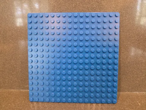 Lego 6098 Blue 16x16 5"x 5" Building Plate Baseplate Vintage Style