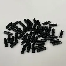 Lego 2780 3673 Black Replacement Parts Pieces Lot of 50