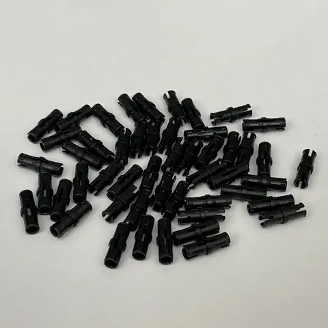 Lego 2780 3673 Black Replacement Parts Pieces Lot of 50