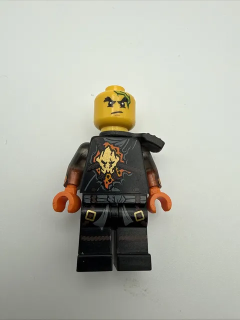 Authentic Lego Ninjago Cole RX Minifigure Incomplete Missing Hood Hat Part Piece