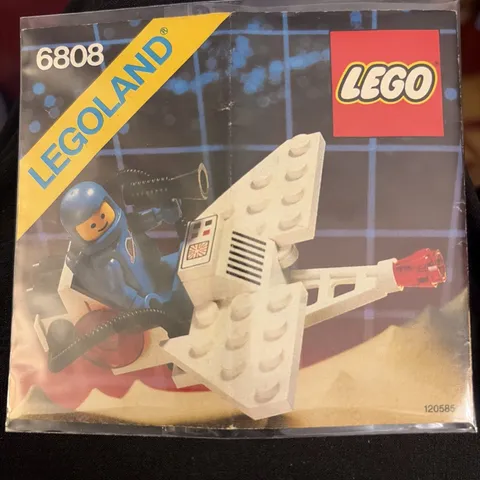LEGO Instruction Manual Vintage 6808 White Blue Legoland Space Galaxy Star Quest