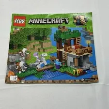 LEGO Instruction Manual for Minecraft The Skeleton Attack 21146