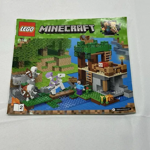 LEGO Instruction Manual for Minecraft The Skeleton Attack 21146