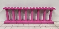 8 Lego Duplo Item 2x2 3" Column Post Hot Pink