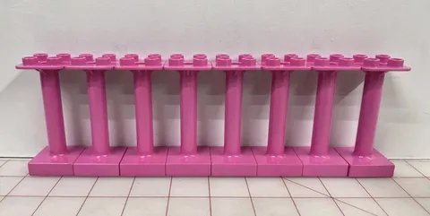 8 Lego Duplo Item 2x2 3" Column Post Hot Pink