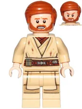 LEGO [No Color/Any Color] Obi-Wan Kenobi (Dirt Stains) sw1082 Used Genuine