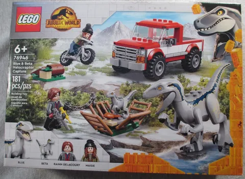LEGO  Blue & Beta Velociraptor Capture #76946 - Sealed Jurassic World - 181 pcs
