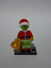 Grinch Rare Custom Lego Minifig Super Hero Dr Seus Stole Santa Christmas New 