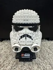 Lego Star Wars Stormtrooper Helmet 75276 (Retired) Complete/Built No Manual/Box 