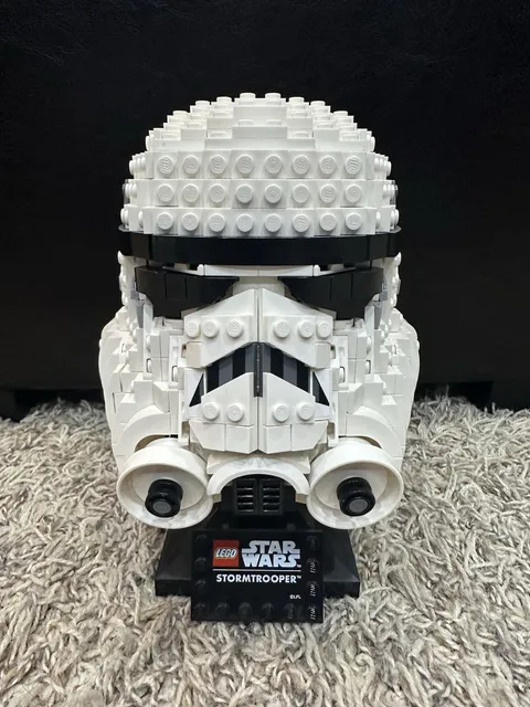 Lego Star Wars Stormtrooper Helmet 75276 (Retired) Complete/Built No Manual/Box 