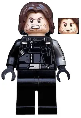 LEGO® Minifigure Super Heroes sh0257 Winter Soldier Black Hands and Holster