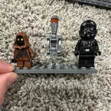 LEGO Star Wars Minifigure Lot of 3 Jawa IG-88 & Battle Droid w/ Display Stand
