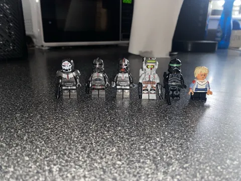 LEGO Star Wars 75314 the Bad Batch Crew Minifigures Lot of 6
